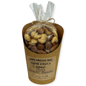 Směs ořechů v celofánku a kelímku 180g K SVÁTKU