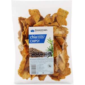 Damodara Chia semínka a rozmarýn chipsy 100g