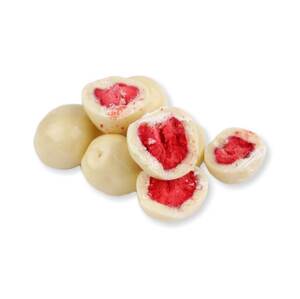 Lyofilizované jahody v jogurtové čokoládě 50g Množství:: 50g