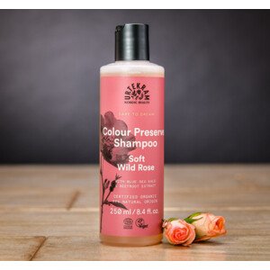 Hydratační BIO šampon pro suché vlasy s divokou růží Urtekram 250 ml