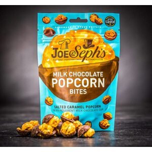 Luxusní karamelový popcorn Joe & Seph's obalený v mléčné čokoládě 63 g