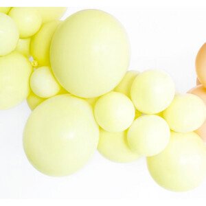 Nafukovací pastelové balónky z latexu - žluté 20 ks