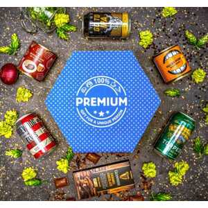 Giftboxeo dárkový set Modrý - Plný pivních specialit