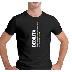 Pánské tričko s potiskem “Debilita”