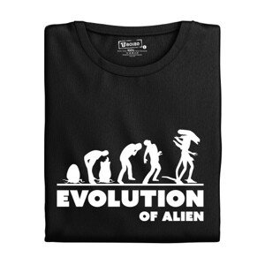 Pánské tričko s potiskem "Evolution of Alien"