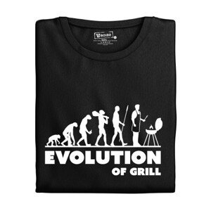 Pánské tričko s potiskem "Evolution of Grill"