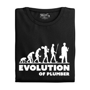 Pánské tričko s potiskem "Evolution of Plumber"