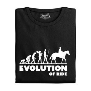 Pánské tričko s potiskem "Evolution of Horse Rider"