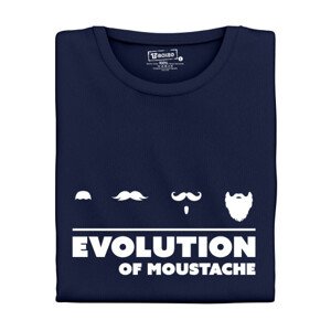 Pánské tričko s potiskem "Evolution of Moustache I"