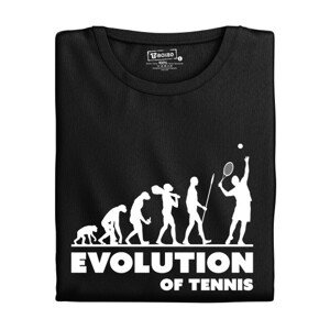 Pánské tričko s potiskem "Evolution of Tennis"