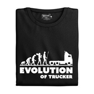 Pánské tričko s potiskem "Evolution of Trucker"