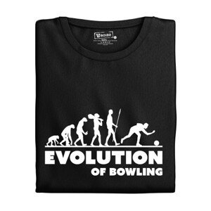Dámské tričko s potiskem "Evolution of Bowling"