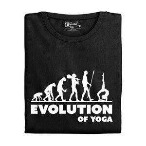 Dámské tričko s potiskem "Evolution of Yoga"