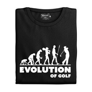 Dámské tričko s potiskem "Evolution of Golf"