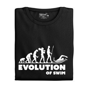 Dámské tričko s potiskem "Evolution of Swim"