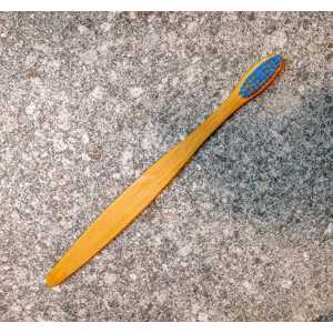 Praktický Bambusový kartáček - modrý