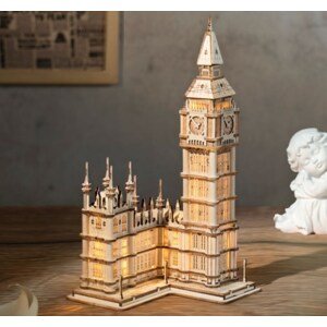 3D dřevěná stavebnice – Svítící Big Ben